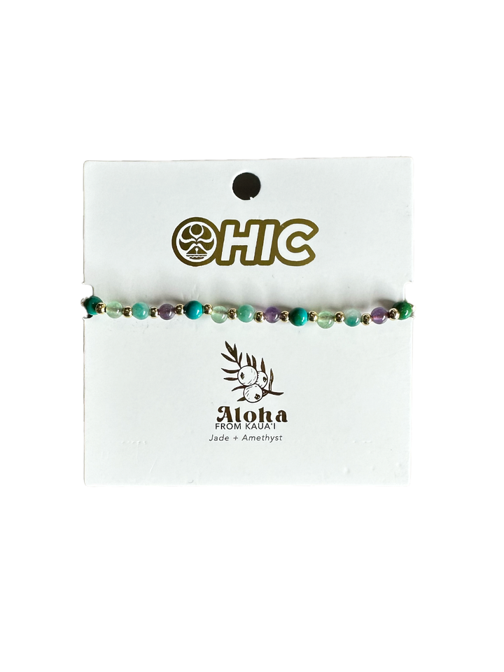 LOTUS & LUNA X HIC 4MM KAUAI HEALING BRACELET*