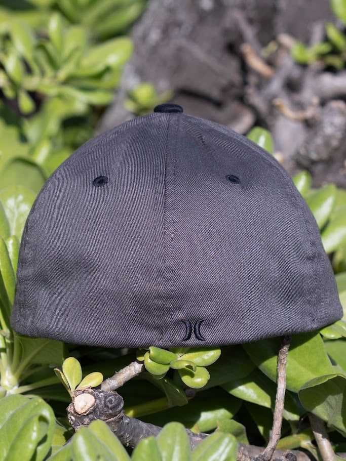 HURLEY ALOHA PERMACURVE FLEX HAT - CHARCOAL (021)