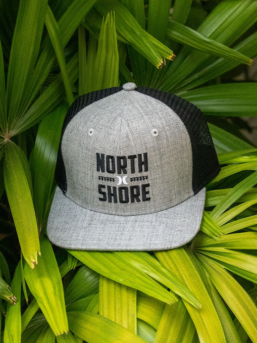 HURLEY NORTH SHORE ICON TRUCKER - GRAY/BLACK (041)