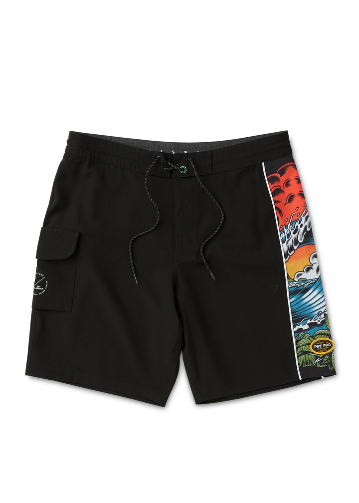 PIPE PRO 2025 18.5" BOARDSHORT - BLACK