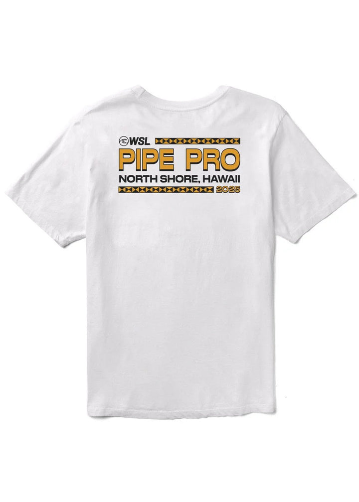 PIPE PRO 2025 STACKED TEE - WHITE