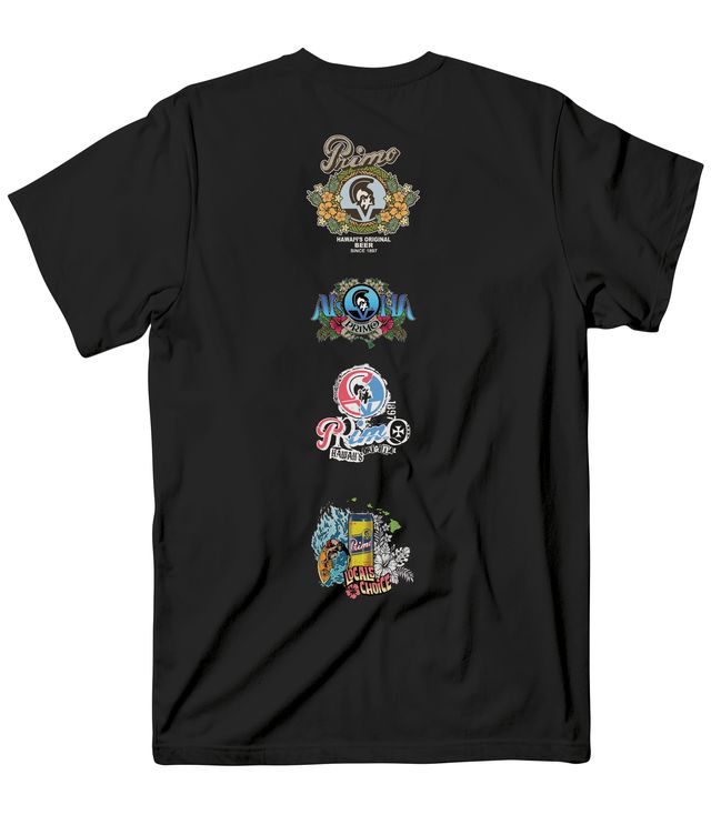 AVVA BRAND PRIMO BACKSIDE TEE - BLACK