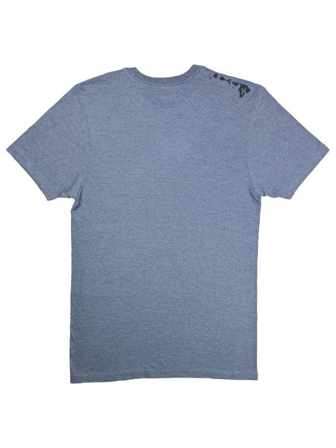 HURLEY MAHALO SOLID TEE - BLUE (403)
