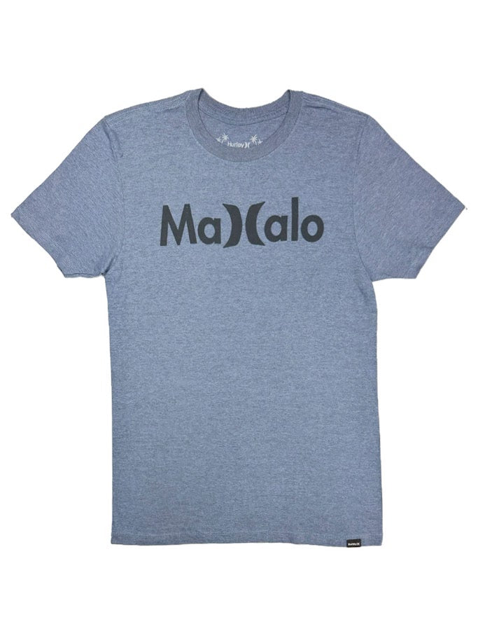 HURLEY MAHALO SOLID TEE - BLUE (403)