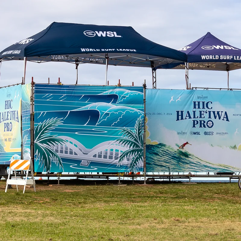 HIC Hale‘iwa Pro Contest Site at Ali‘i Beach.