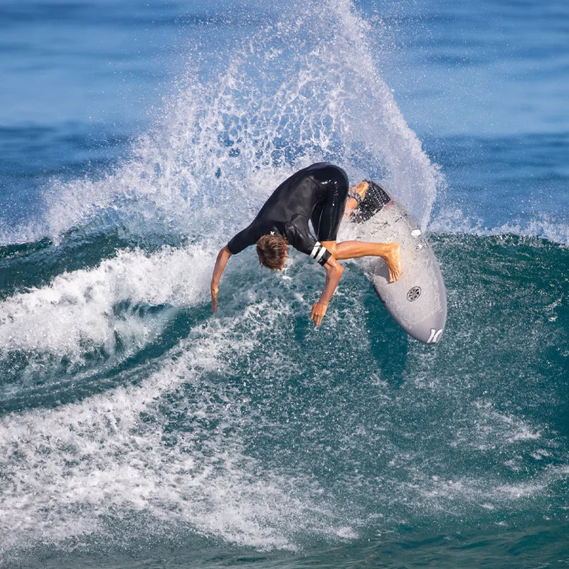 Luke Tema at Rocky Point on Oahu's North Shore.