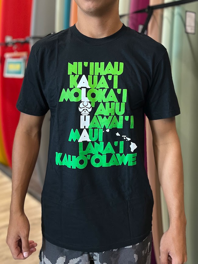 HIC SECRET ALOHA TEE - BLACK