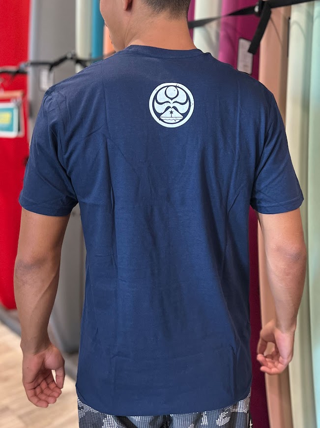 HIC HAWAII PRINT TEE - NAVY