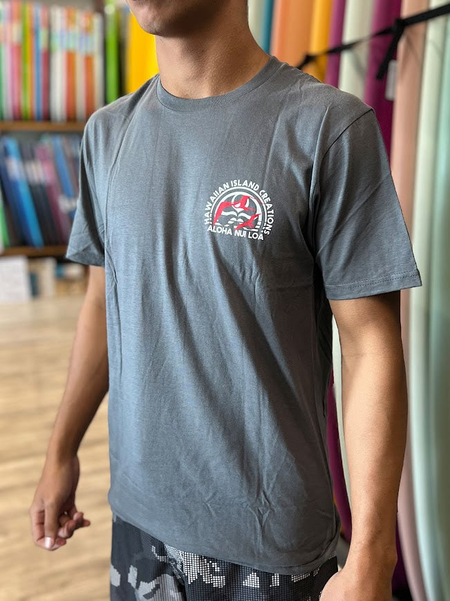 HIC IWA STAMP TEE - CHARCOAL