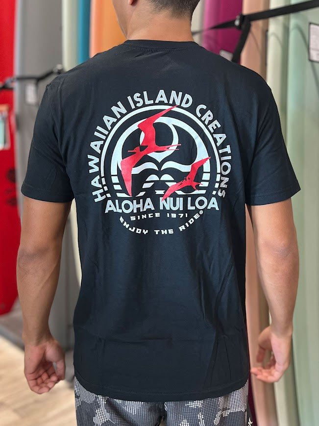 HIC IWA STAMP TEE - BLACK