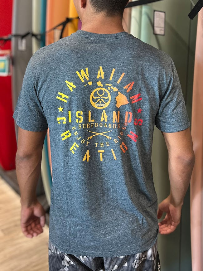 HIC BEDROCK TEE - HEATHER CHARCOAL