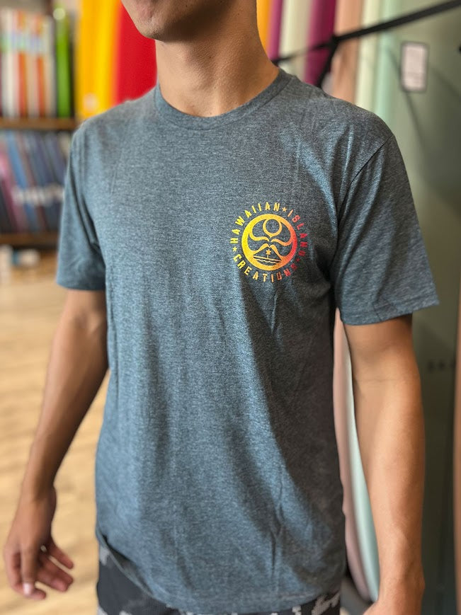 HIC BEDROCK TEE - HEATHER CHARCOAL