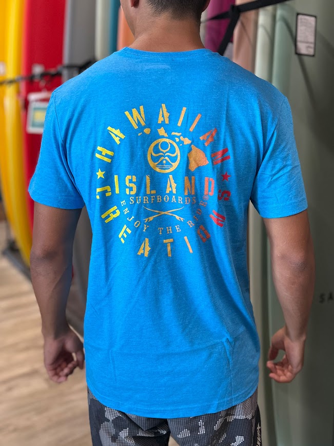 HIC BEDROCK TEE - HEATHER SAPHIRE