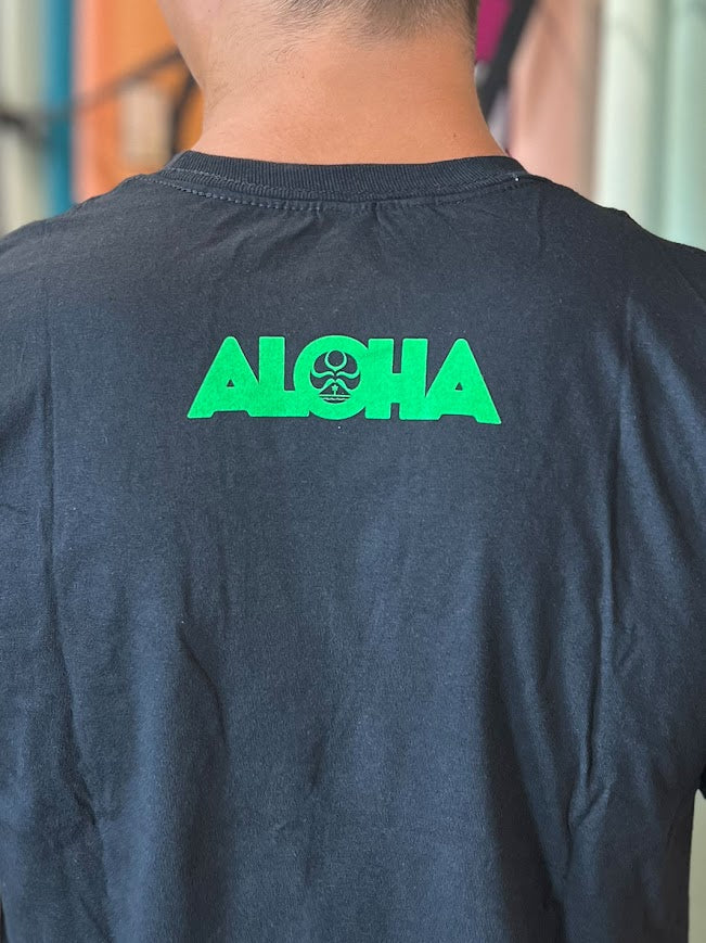 HIC SECRET ALOHA TEE - BLACK