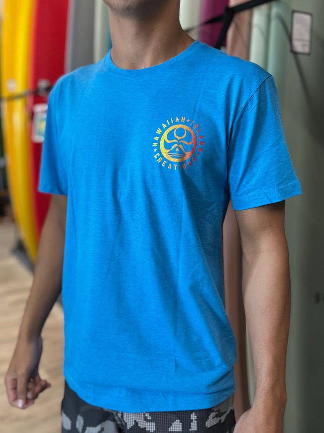 HIC BEDROCK TEE - HEATHER SAPHIRE