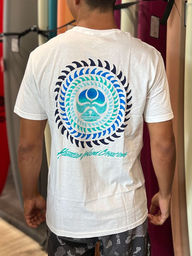 HIC SPINNING WHEEL TEE - WHITE