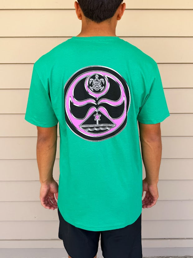 HIC NEON HONU TEE - KELLY GREEN