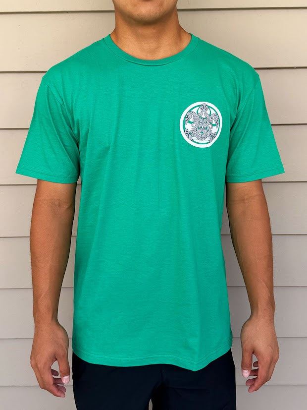 HIC NEON HONU TEE - KELLY GREEN