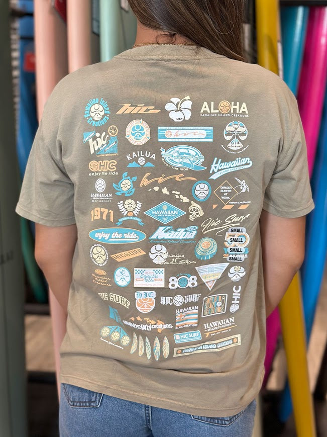 HIC PEEL BACK BF WOMENS TEE - DUSTY PLUM