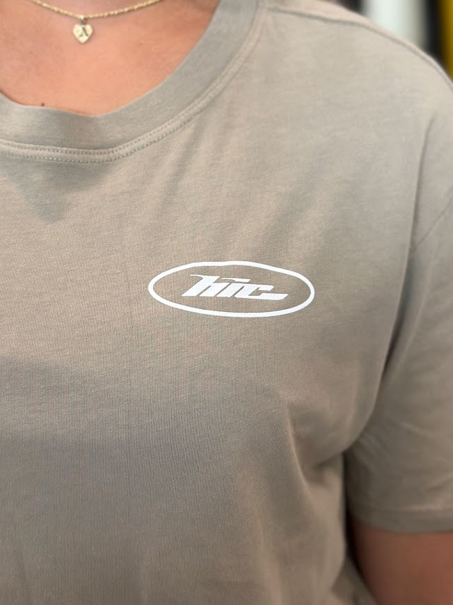 HIC PEEL BACK BF WOMENS TEE - DUSTY PLUM