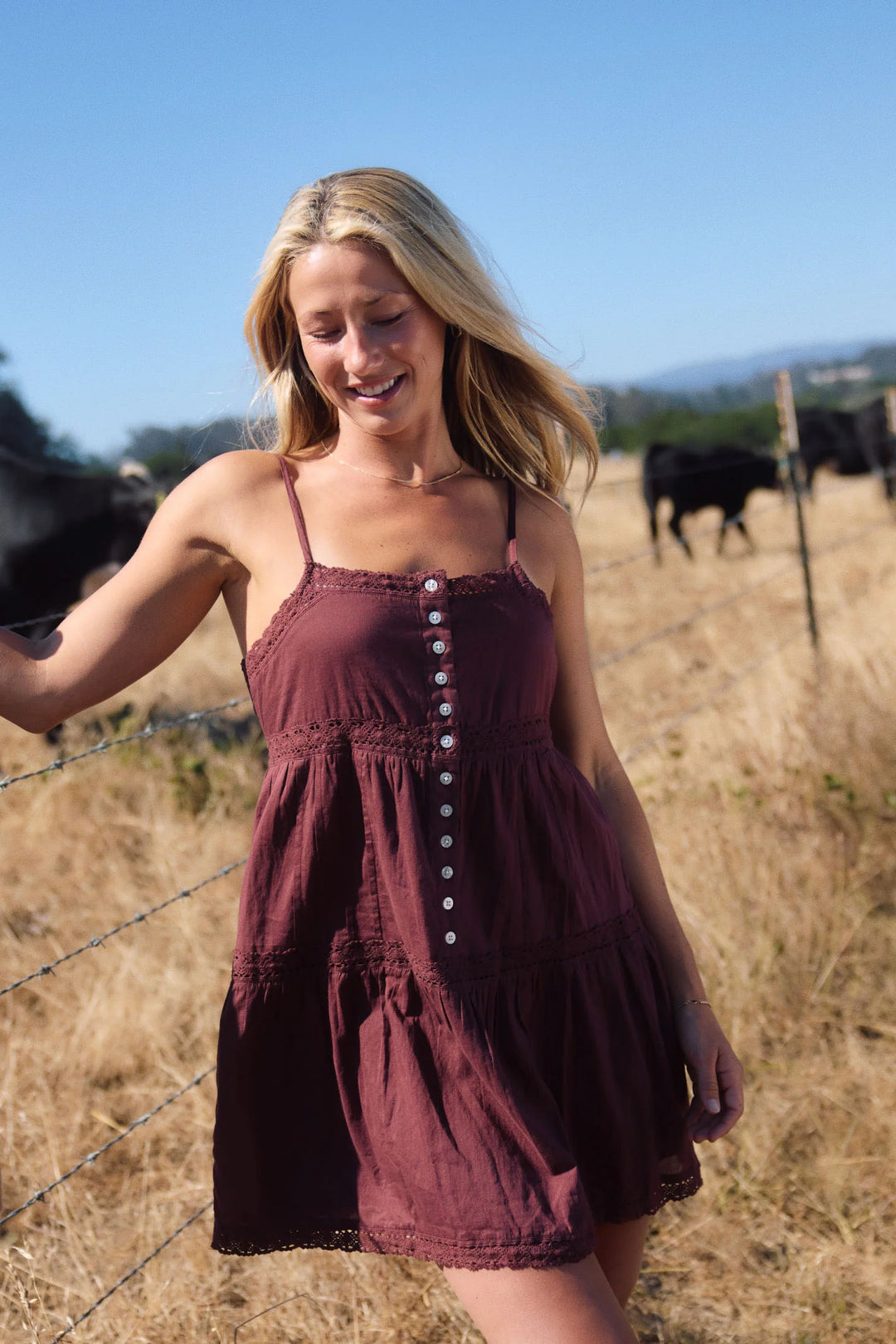 O'NEILL ALLISTER DRESS - CHOCOLATE (CHO)