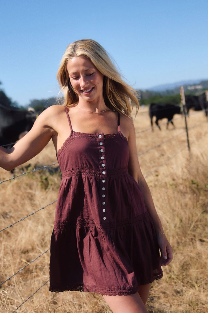 O'NEILL ALLISTER DRESS - CHOCOLATE (CHO)