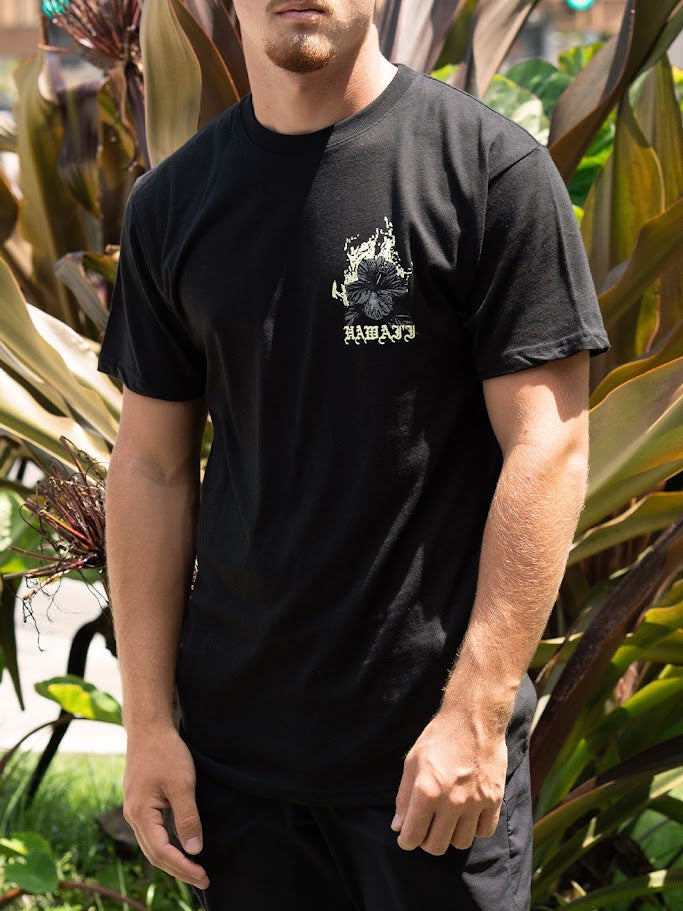 BILLABONG OAHU HI TEE - BLACK