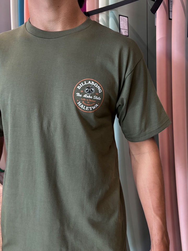 BILLABONG PRODUCE BASIC TEE - MILITARY GREEN