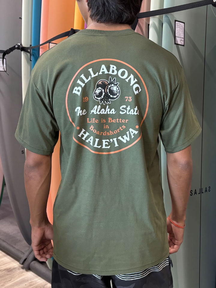 BILLABONG PRODUCE BASIC TEE - MILITARY GREEN