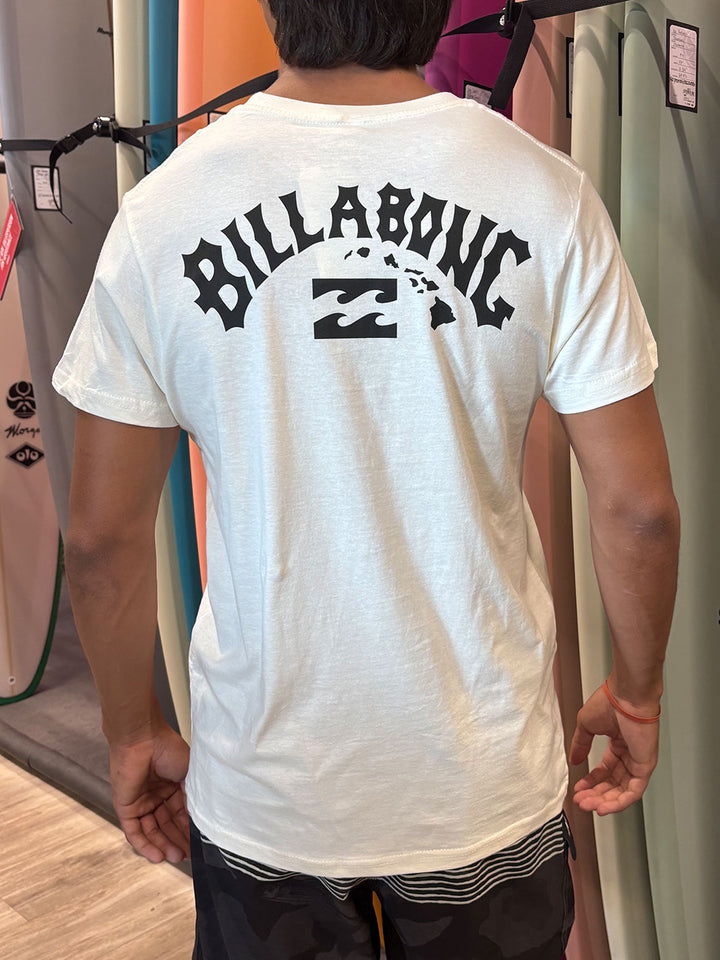 BILLABONG ARCH HI BASIC TEE - OFF WHITE