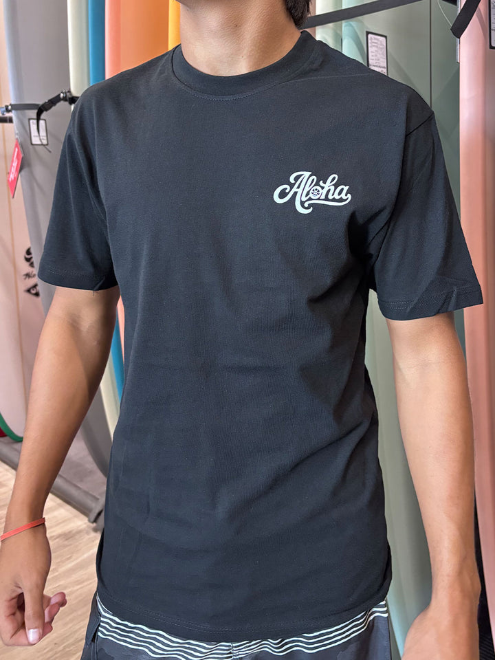 HIC HALEIWA BUS TEE - BLACK