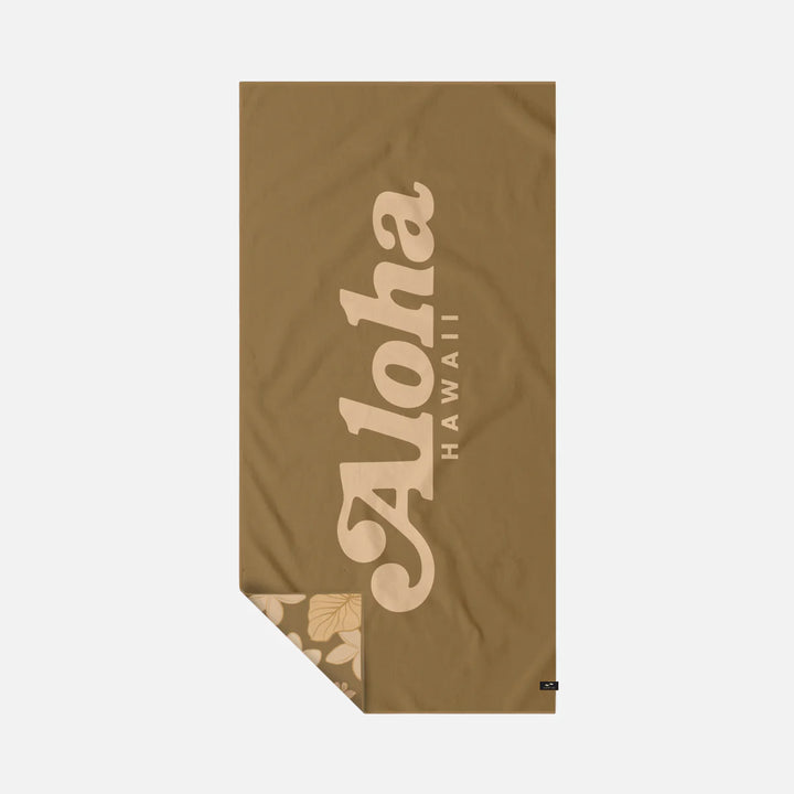 SLOWTIDE PLUMERIA QUICK DRY TOWEL - BRONZE
