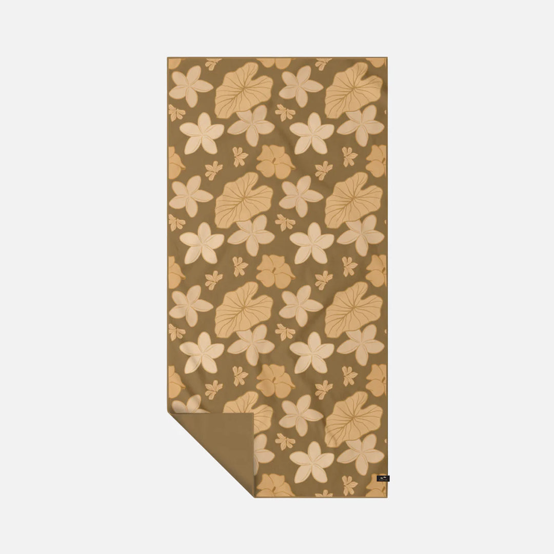 SLOWTIDE PLUMERIA QUICK DRY TOWEL - BRONZE