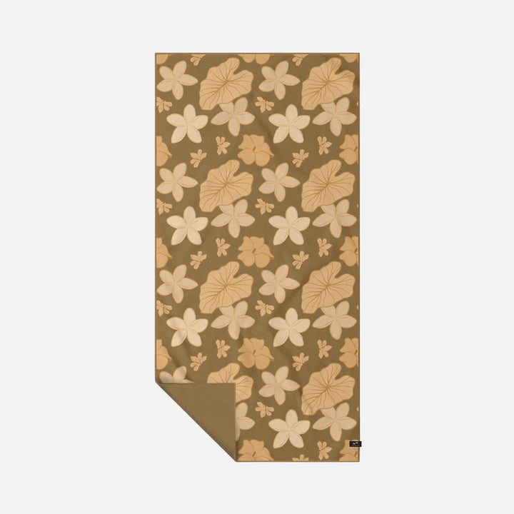 SLOWTIDE PLUMERIA QUICK DRY TOWEL - BRONZE