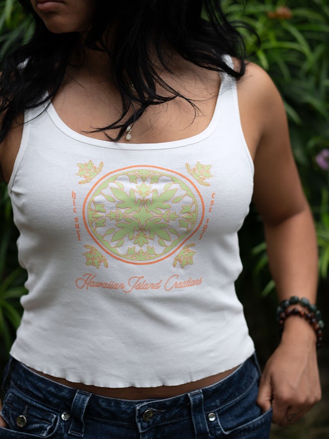 HIC PIKAKE QUILT WOMENS TANK - SEA SALT
