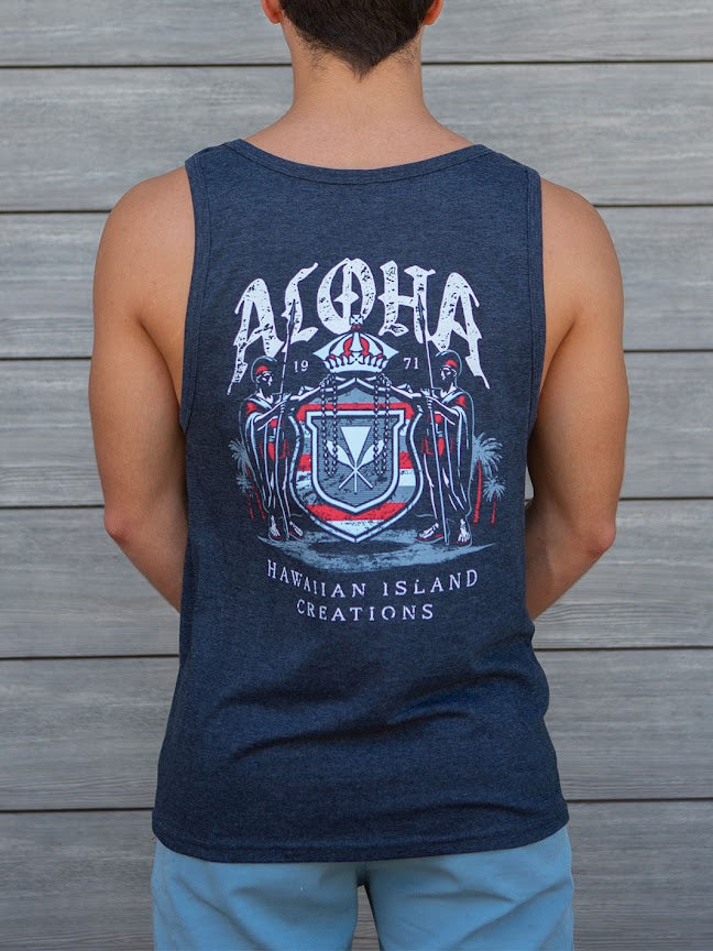 HIC PROTECT THE CREST TANK - CHARCOAL HEATHER