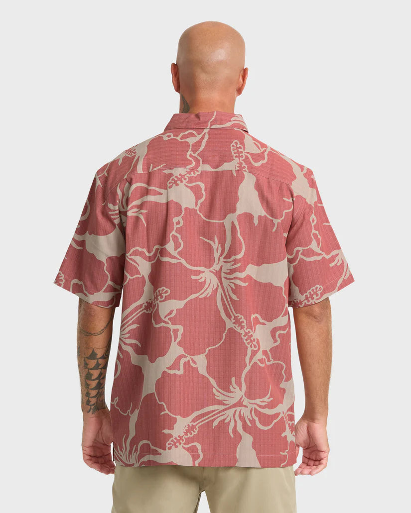 QUIKSILVER WATERMAN BAY BREEZE WOVEN - MARSALA RED (MPD0)