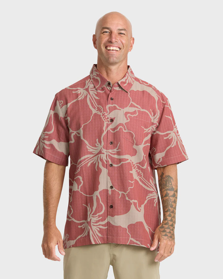 QUIKSILVER WATERMAN BAY BREEZE WOVEN - MARSALA RED (MPD0)