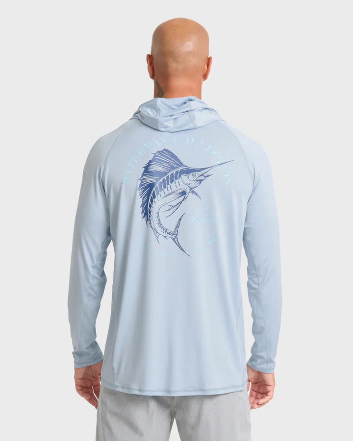 QUIKSILVER MARLEY HOODY LYCRA - SKYWAY (SWY)