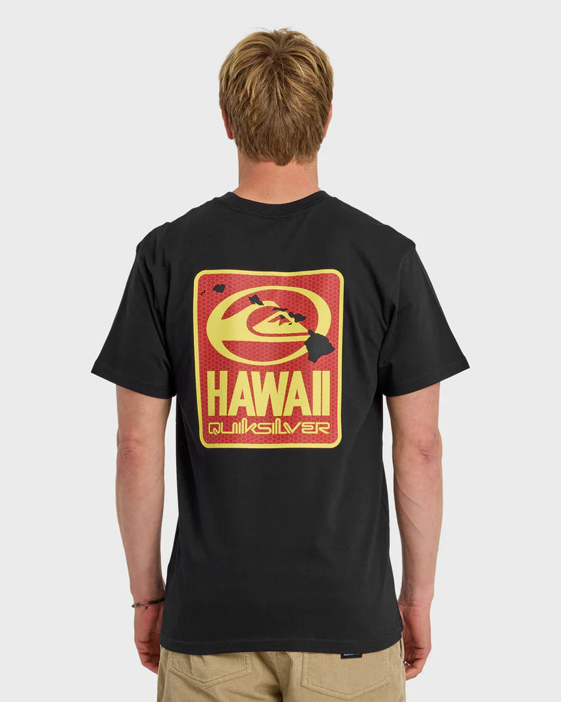QUIKSILVER HI QUIKI ISLANDS TEE - BLACK – Hawaiian Island Creations