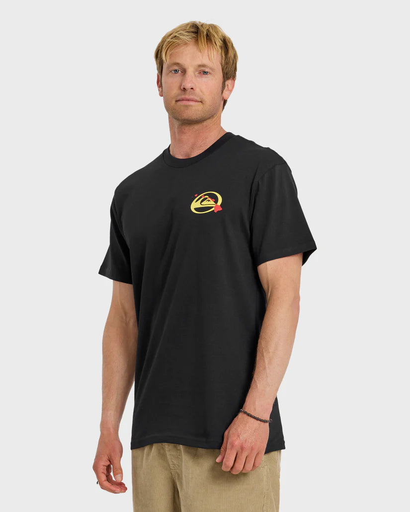 QUIKSILVER HI QUIKI ISLANDS TEE - BLACK