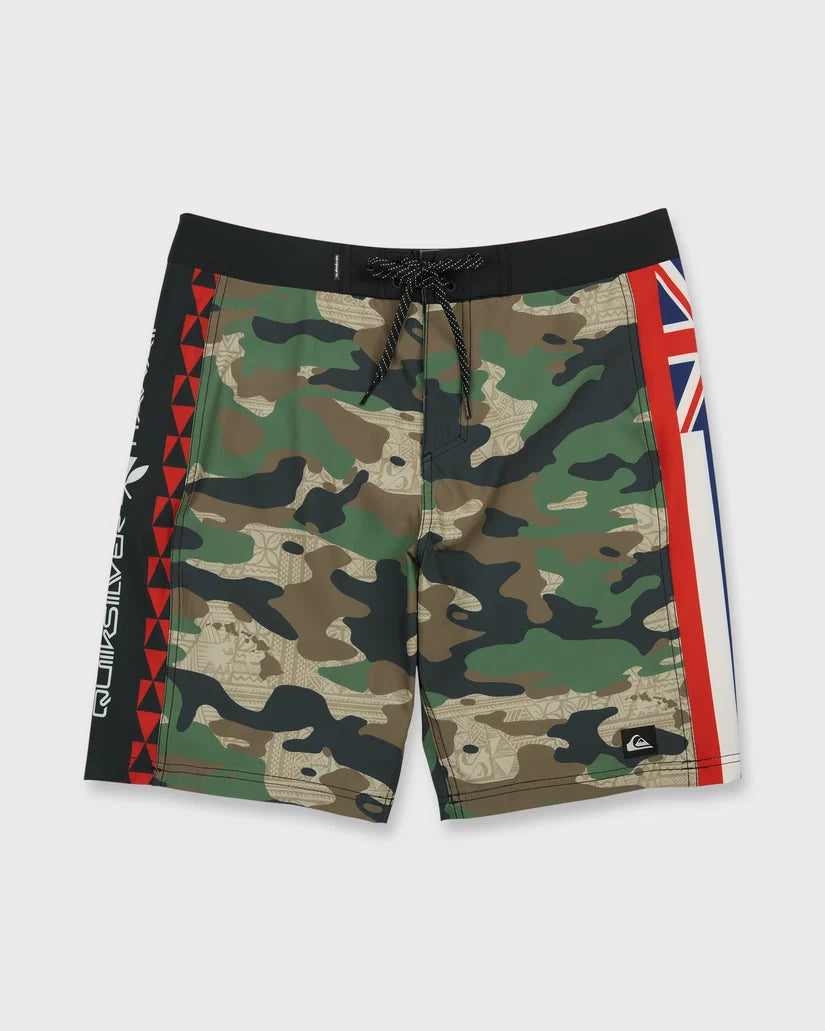 QUIKSILVER HI TRADES 20" BOARDSHORT - CAMO (GRA0)