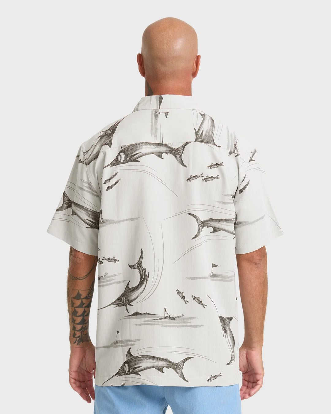 QUIKSILVER FISH ON WATERMAN WOVEN - HIGH RISE (HHR)