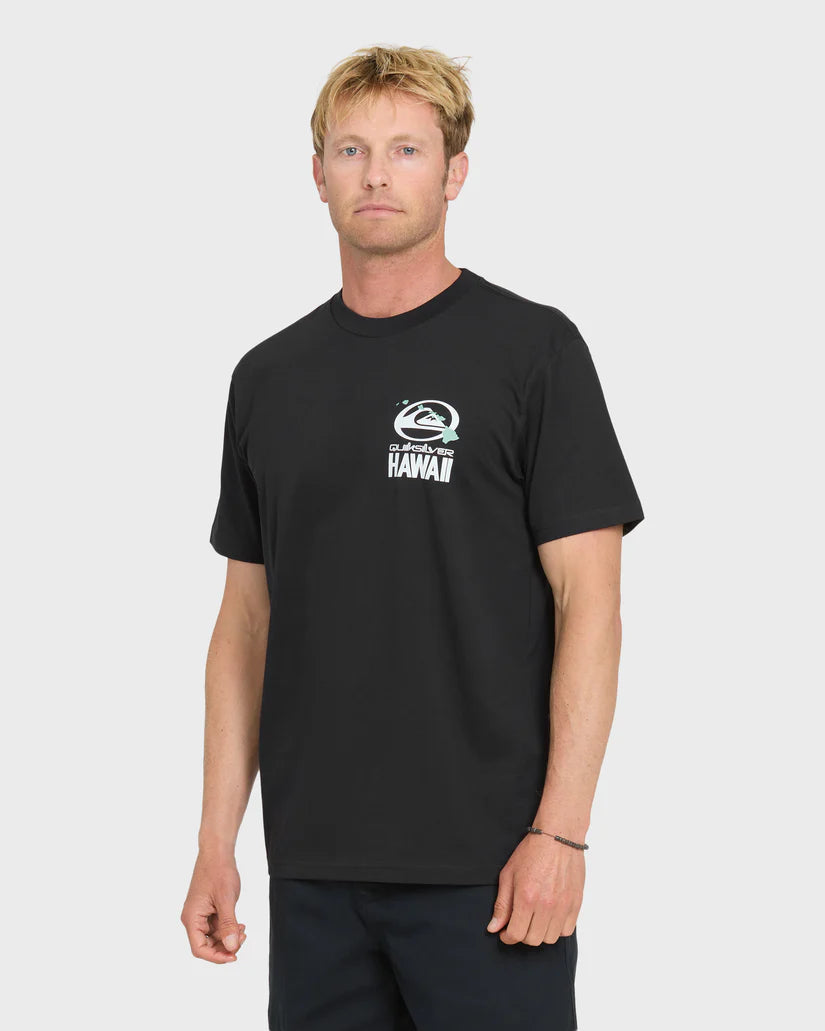 QUIKSILVER HI PATCH TEE - BLACK