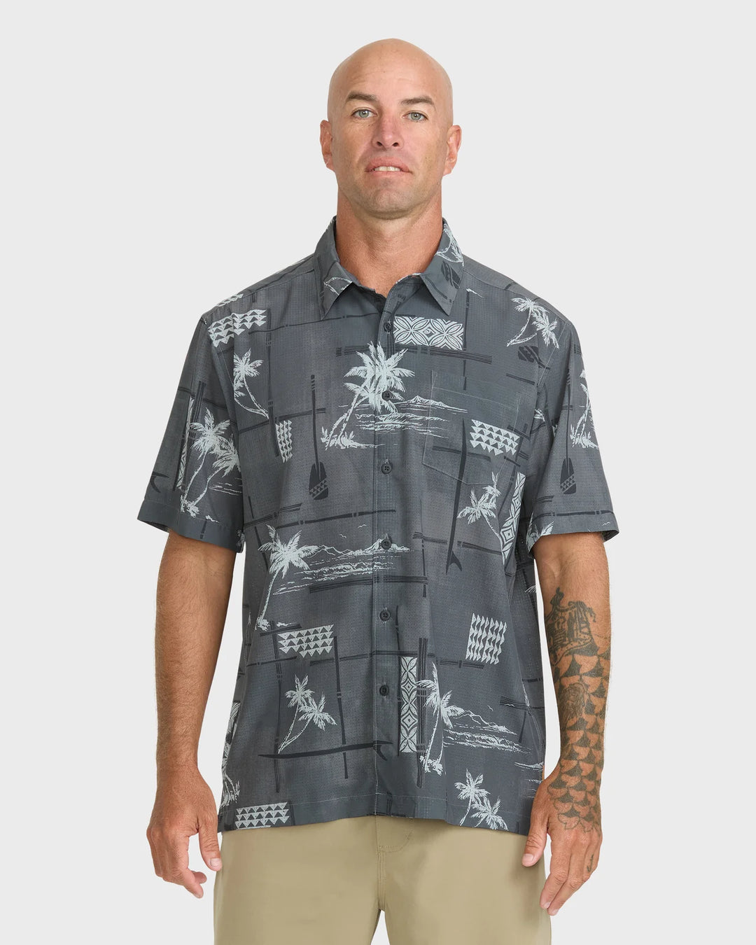 QUIKSILVER ISLAND TIME WOVEN - PHANTOM (PHT)