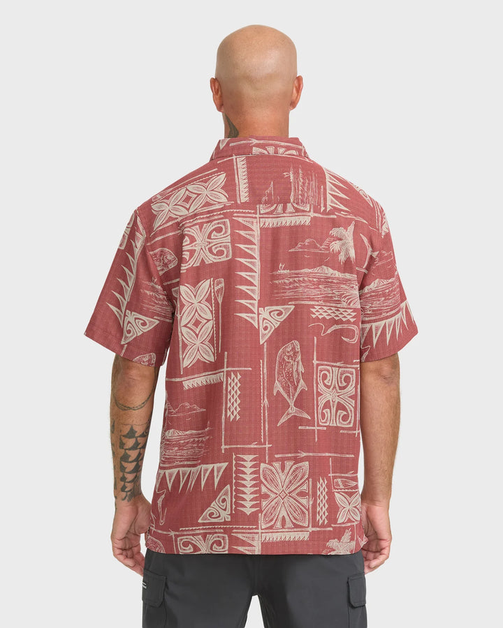 QUIKSILVER WATERMAN OHANA BAY WOVEN - MARSALA (MPD0)