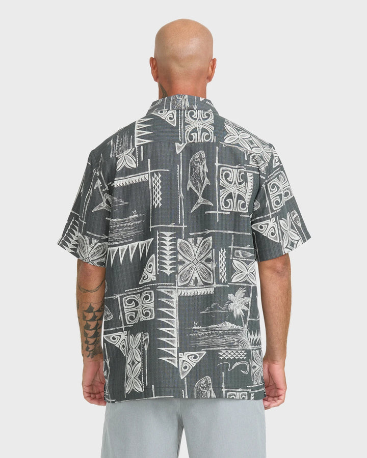 QUIKSILVER WATERMAN OHANA BAY WOVEN - PHANTOM (PHT)