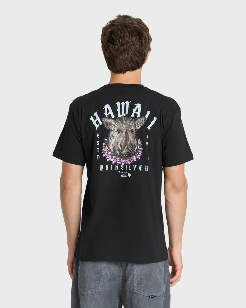 QUIKSILVER HI KALUA TEE - BLACK