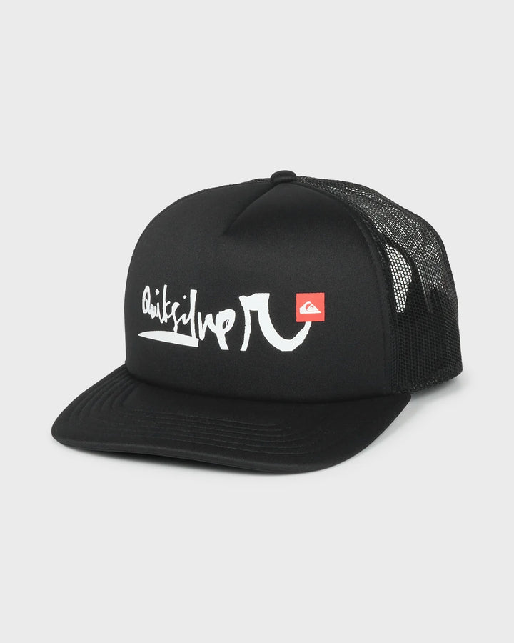 QUIKSILVER FOAM SLAYER IMPAIRED TRUCKER - BLACK
