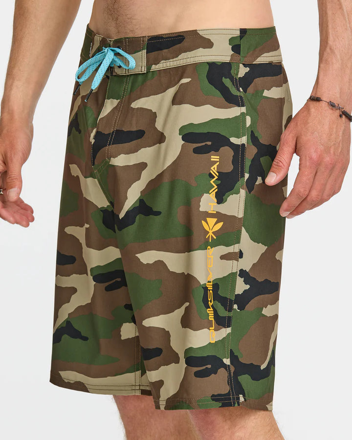 QUIKSILVER SURFSILK HAWAII HOMEGROWN BOARDSHORT - CAMO